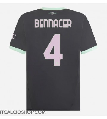 AC Milan Ismael Bennacer #4 Terza Maglia 2024-25 Manica Corta